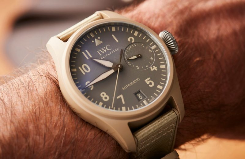 The Cheap UK Fake IWC Big Pilot’s Watch Top Gun Edition and Perpetual Calendar “Mojave Desert”