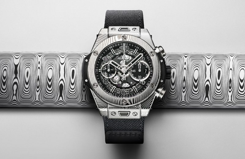 UK Top Super Clone Hublot Cooks Up A Treat With Damascus Steel Big Bang Unico Gourmet