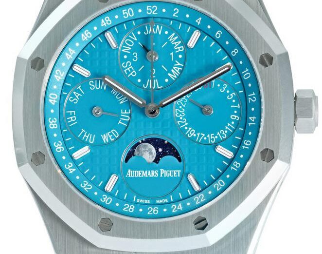 Rare Perfect Swiss Teal Replica Audemars Piguet Perpetual Calendar Watches UK Comes To Market